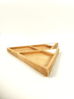 Деревянная менажница из кедра с эпоксидной смолой