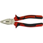 Плоскогубцы NICKEL, 200 мм, никелированные, двухкомпонентные рукоятки// Matrix 16906