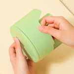 Органайзер DELI "LonGreen" 125х125х114 мм, на 4 отделения, вращающийся, зеленый