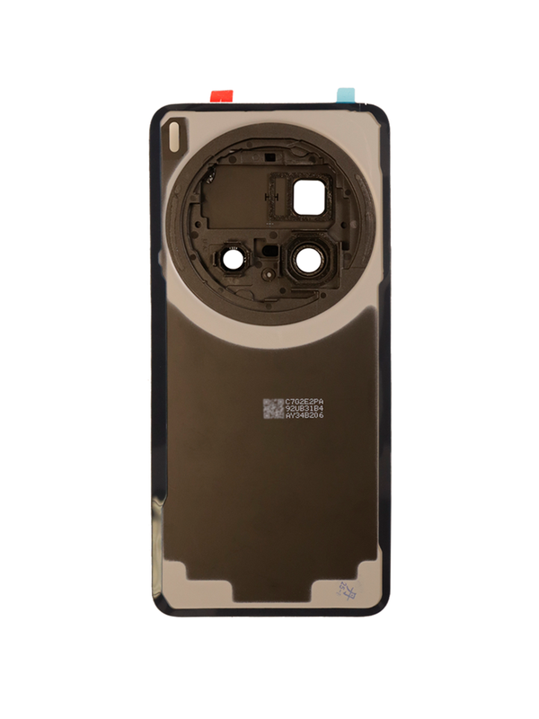 Задняя крышка для Vivo X200 Pro серебряная (Silver) со стеклом камеры