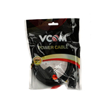 Кабель компьютер - розетка 220V ( угловая Евровилка) "VDE"; 3G*1.5mm2 VCOM, 1,8м