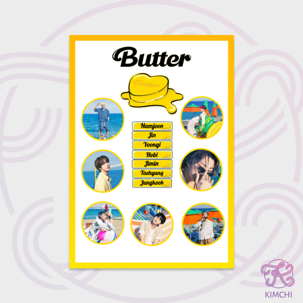 Стикер-пак BTS - BUTTER