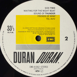 Виниловая пластинка Duran Duran ‎– Duran Duran LP