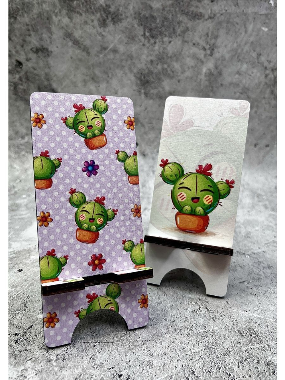 Подставка для телефона деревянная