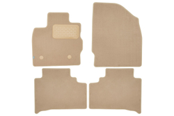 Коврики в салон для SKYWELL ET5 2022- кроссовер, 4шт. (текстиль, бежевые) KLEVER0410700122112KH
