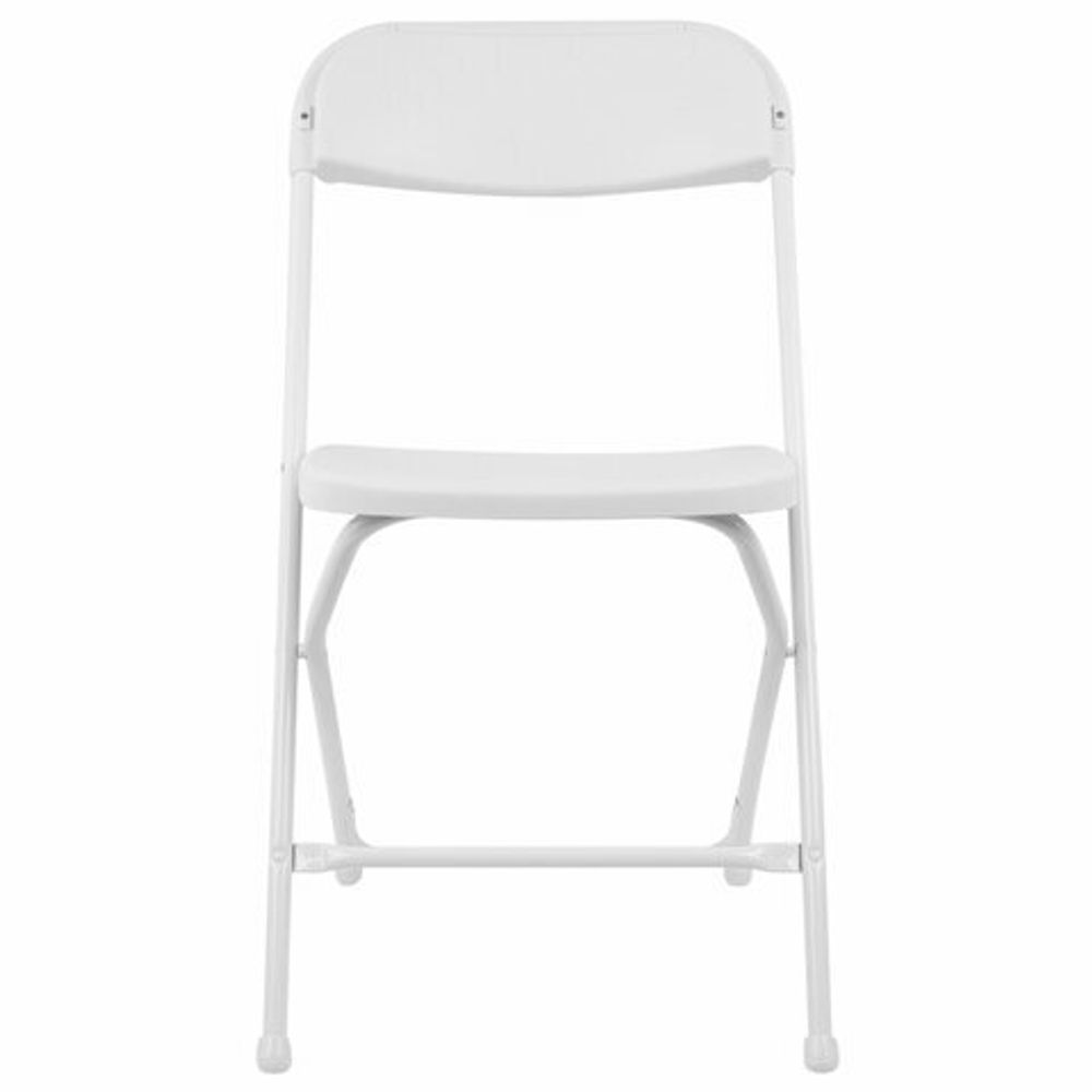 Стул складной BRABIX "Golf CF-002", белый каркас, пластик белый, 532887