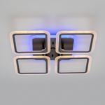 Citilux Марсель Смарт CL232A145E RGB Умная люстра Чёрная