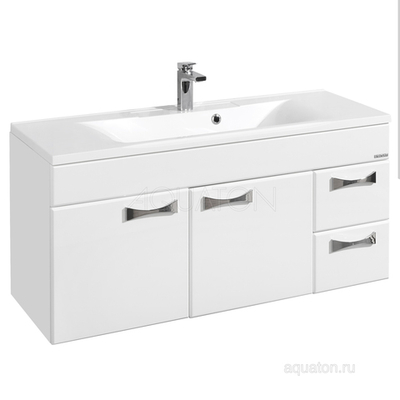 Тумба под раковину AQUATON Диор 120 белый 1A110601DR010