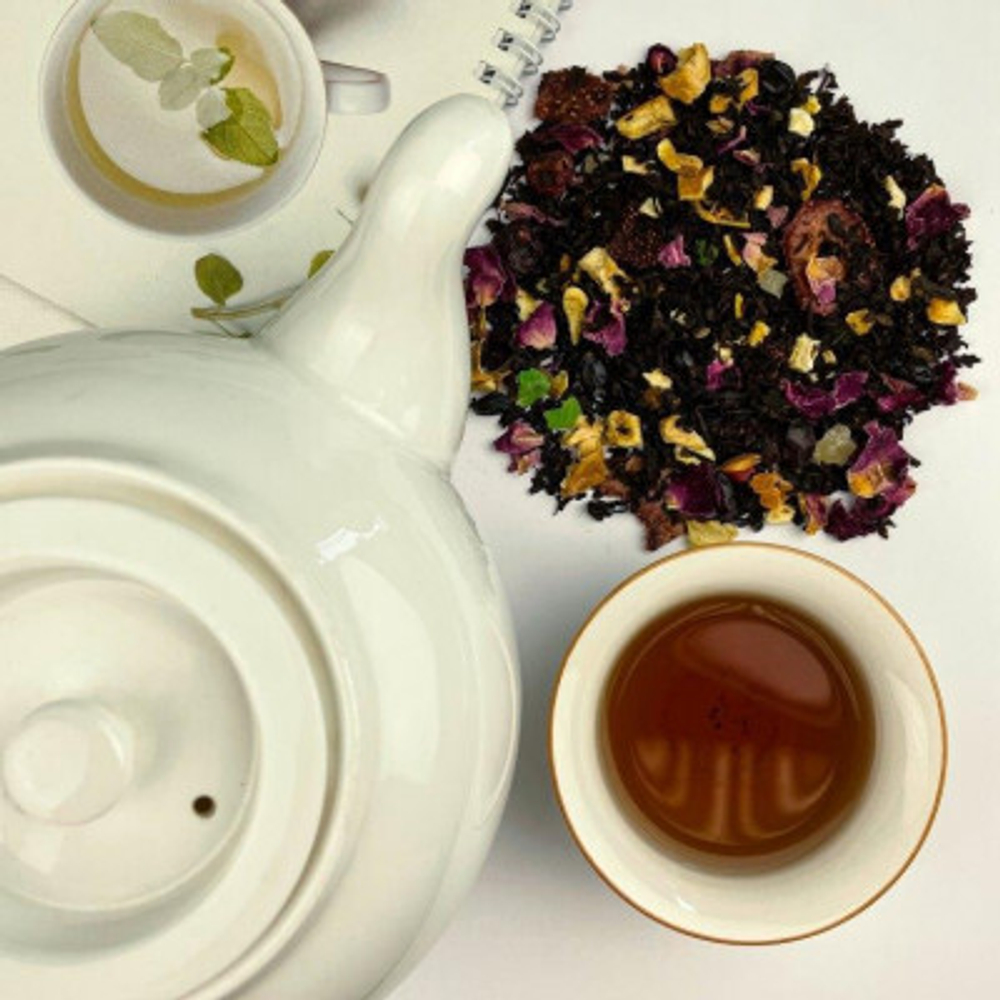 Черный чай BERRY-TEA "Мармеладное ассорти" | 18гр под стакан | Эконом