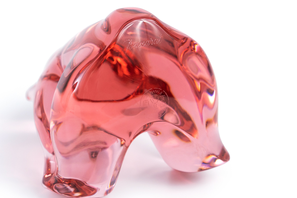 Декоративная хрустальная статуэтка Baccarat «Мишка»