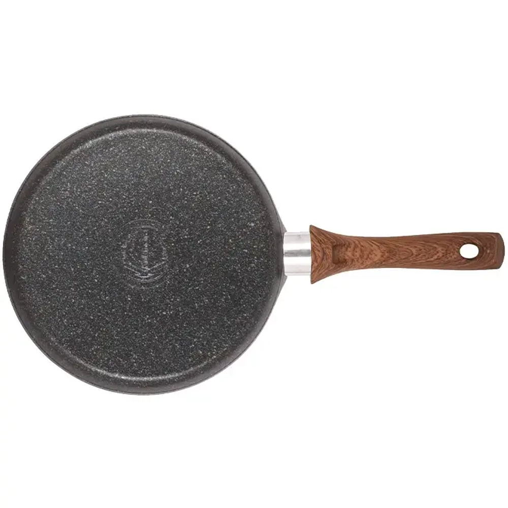 Сковорода блинная 220мм с ручкой, АП линия «Granit ultra» (blue)