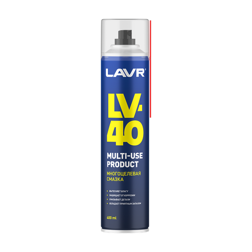 СМАЗКА МНОГОЦЕЛЕВАЯ LAVR LV-40 400МЛ LN1485