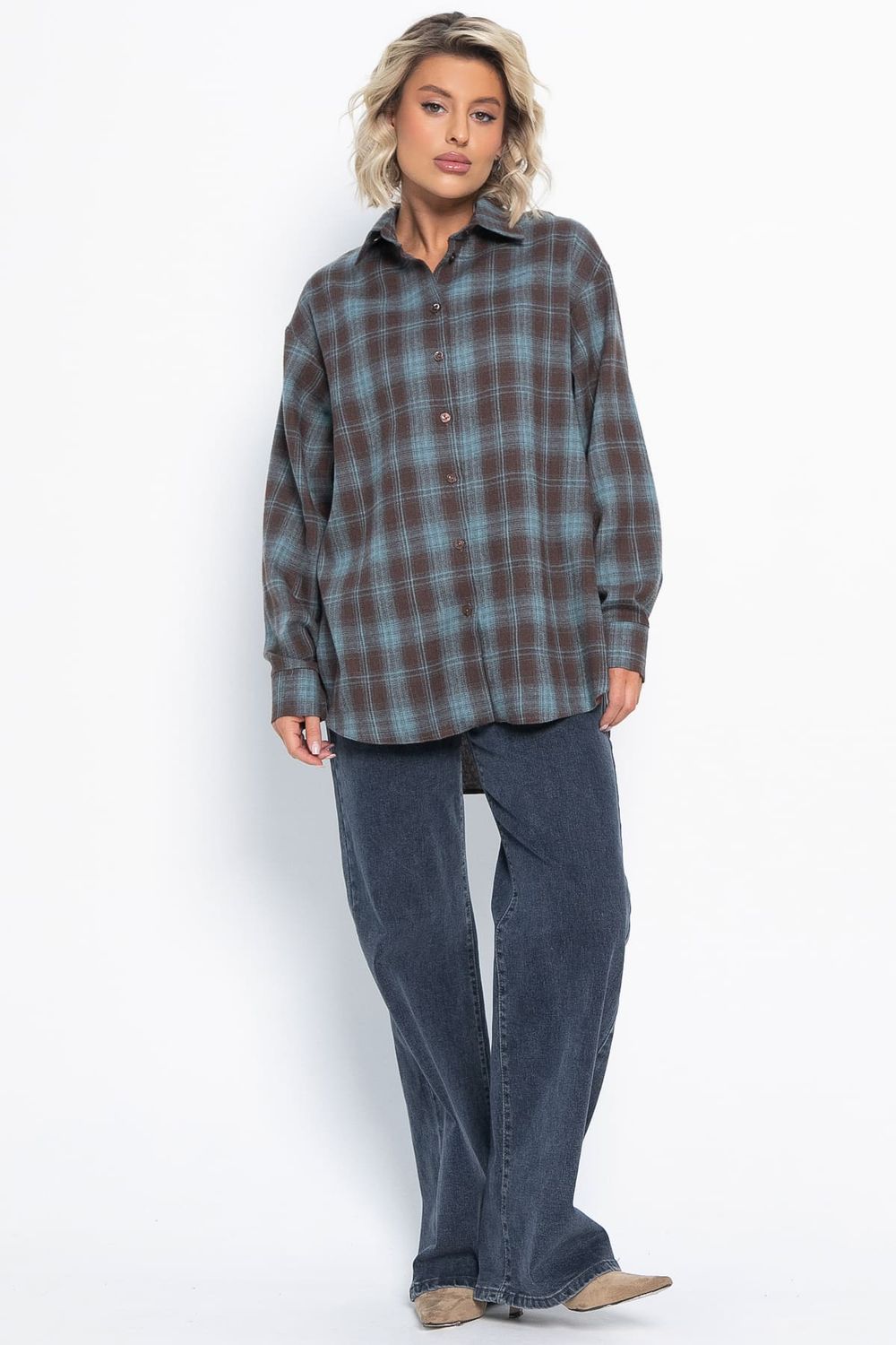 Рубашка Дэлли (шоколад) Б15108-7М LT Collection