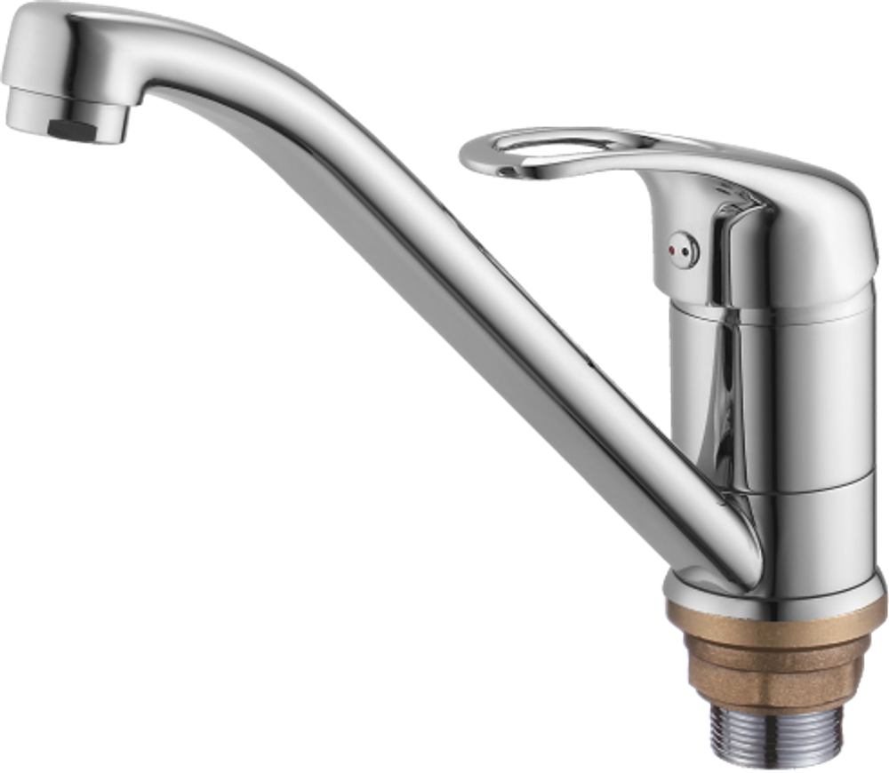 08022 Смеситель однорычажный для кухни "GANZER"  (10/1шт)