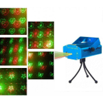 Лазерный проектор RoHS JIN-6G (точки+фигуры+микрофон)