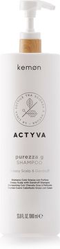 Kemon Шампунь для жирной кожи головы с перхотью Actyva Purezza G Shampoo, 1000ml