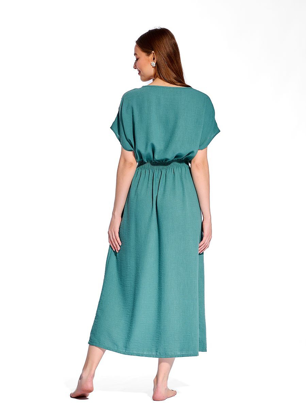 Платье женское летнее длинное из вискозы (повседневное, пляжное, городское)