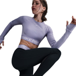 Баскетбольная женская футболка Nike Pro 365 T-shirt Purple