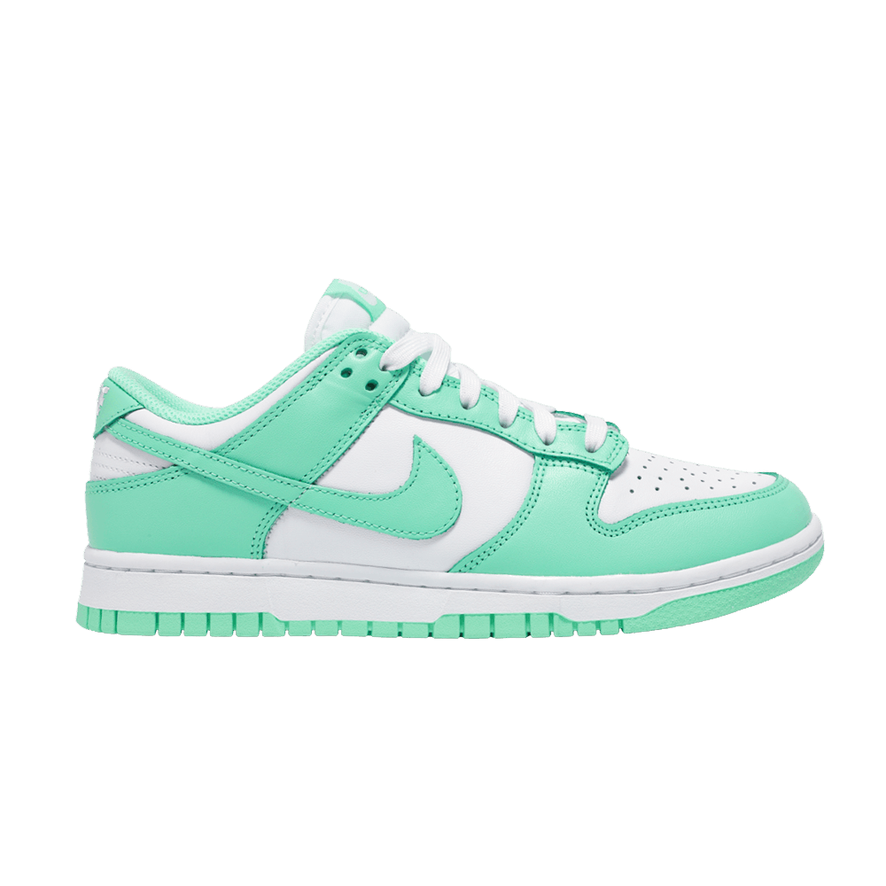 Кроссовки Nike Dunk Low Green Glow (Женская размерная сетка)