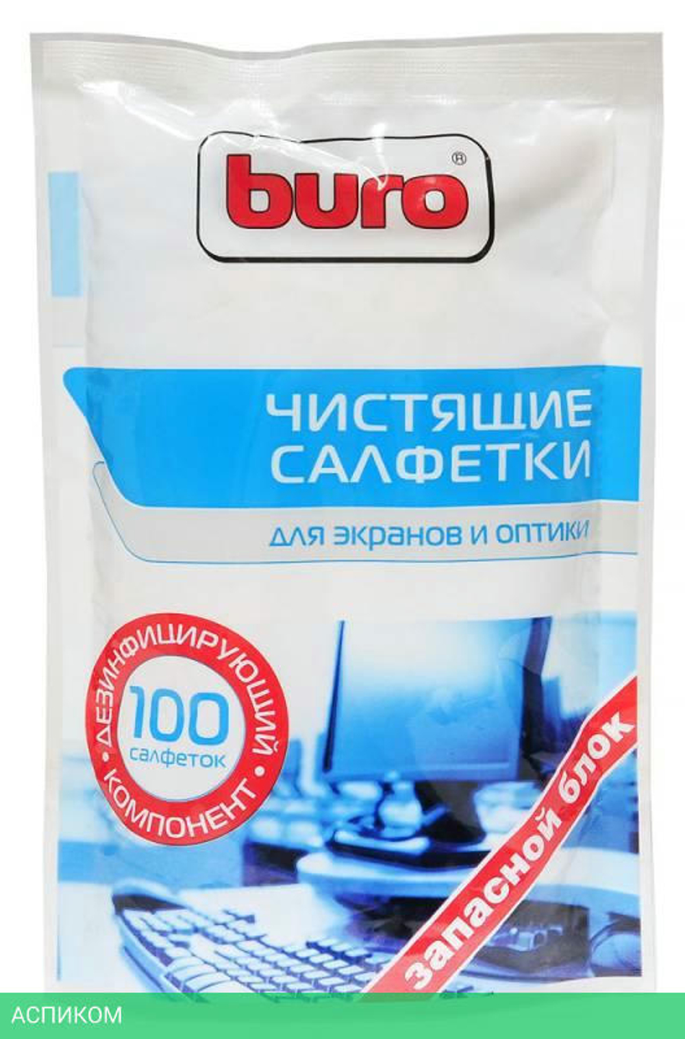 Салфетки для дисплеев Buro BU-Zscreen 100 шт (817446)