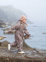 Комбинезон мембранный демисезонный Mjölk Floral Dark, утеплитель 150гр/м2