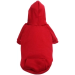 Кофта - толстовка для мелких пород собак «BRO Style», цвет бордовый, р M (на флисе)