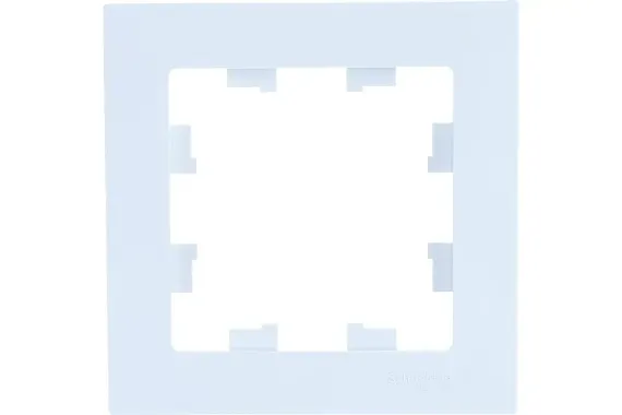 Рамка Systeme Electric ATLASDESIGN 1 постовая белая 35947