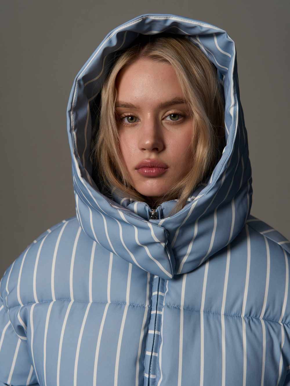 Куртка зимняя голубая