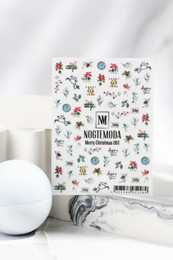 Nogtemoda Наклейки для ногтей Merry Christmas 061