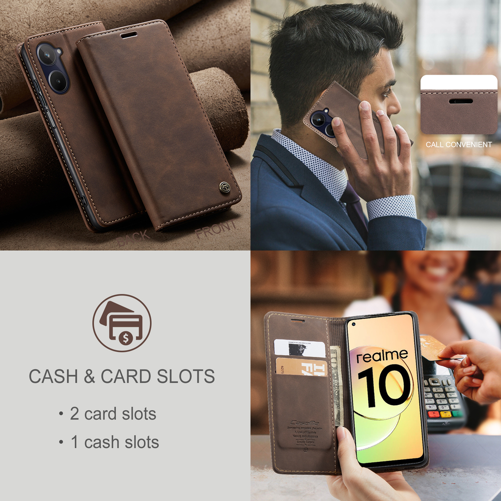 Чехол-книжка CaseMe Matte Realme 10