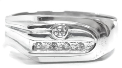 Ювелирное кольцо из серебра