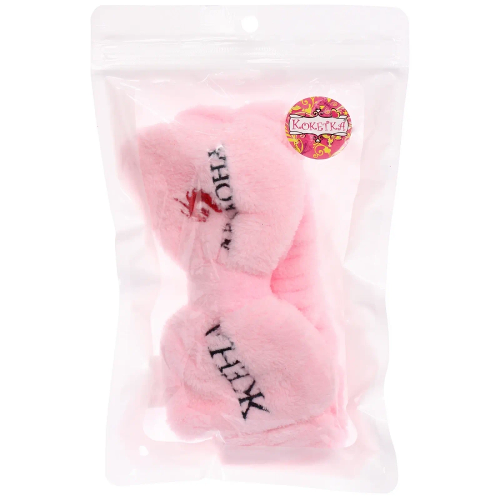 Повязка на голову «New collection Vostok - Жена Дракона», цвет розовый, серый, голубой и сиреневый, 20*6см ( упаковка белый ZIP пакет )