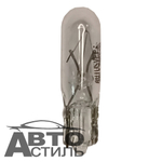 Автолампа  W 24-W 1,2W (W 1,2W)  стек в щиток приборов(блошка) Автосвет 32412бц