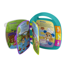 Fisher Price JMM57 — Музыкальная развивающая книжка Fisher-Price со стишками — фото 3