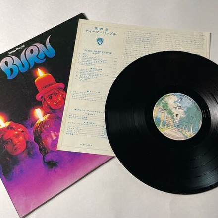 Винтажная виниловая пластинка LP Deep Purple Burn (Japan 1974) (No Obi)