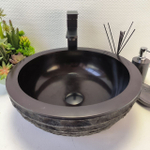 Раковина из андезита Bowl Black Marmo BA-62961 40*40*15 21