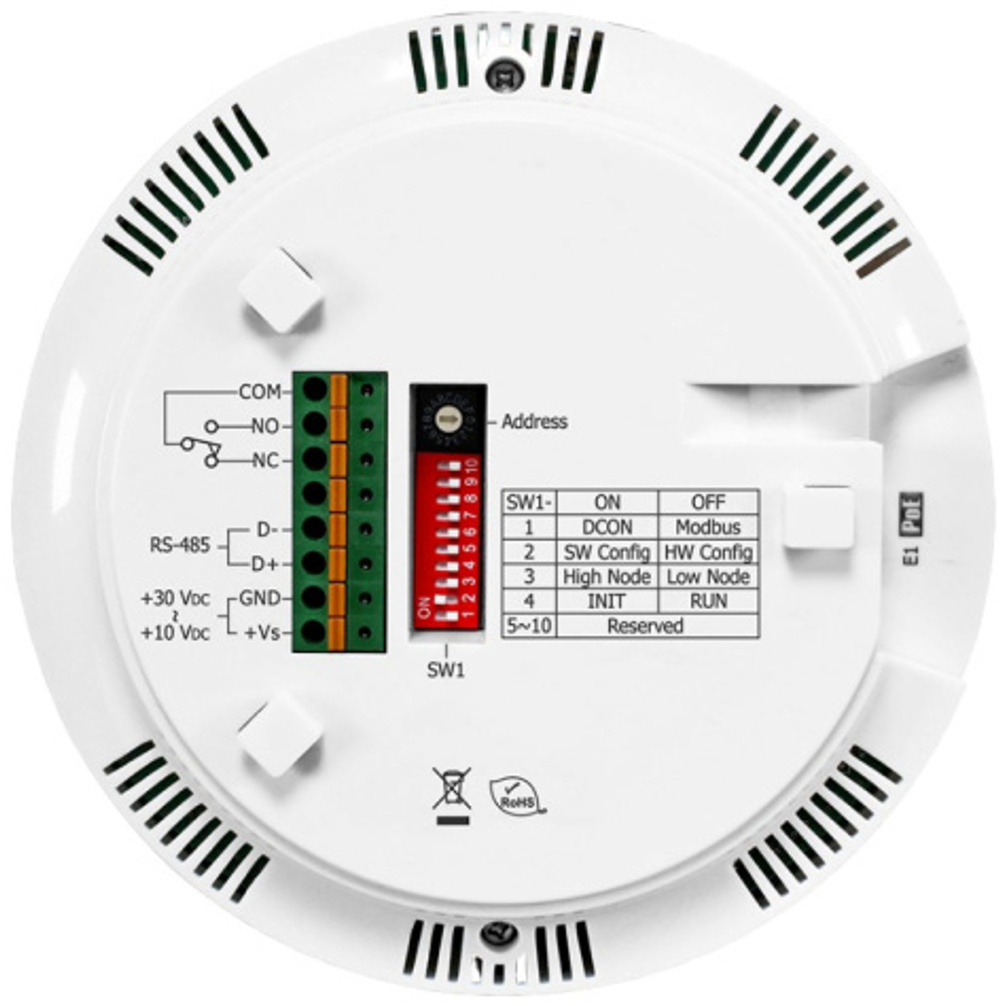 Датчик температуры и влажности ICP DAS CL-201-WF CR