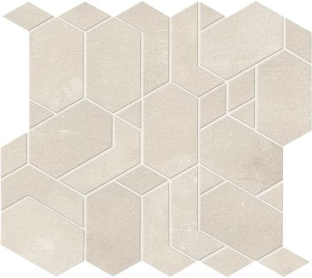 Мозаик /Керамогранит ATLAS CONCORDE BOOST White Mosaico Shapes 31x33,5 AN63