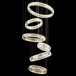 Citilux Чезаре CL338661 LED Люстра хрустальная с пультом Хром