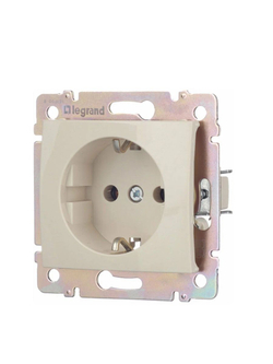 Legrand розетка 4320 с рамкой 1 с/к