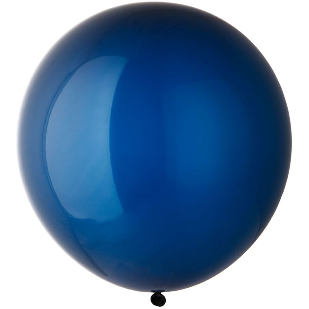 Шар 24&quot; Прозрачный, Кристалл Экстра, Синий/Blue Clear Belbal