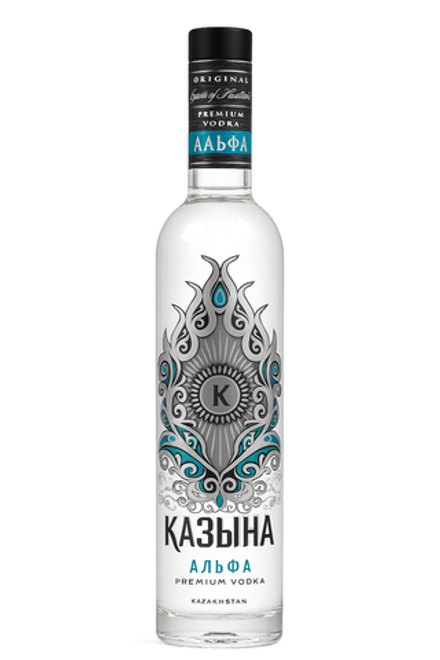 Водка Казына Альфа original 0,45 л