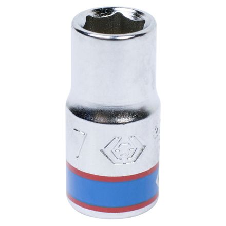 Цена на KING TONY (233507M) Головка торцевая стандартная шестигранная 1/4", 7 мм