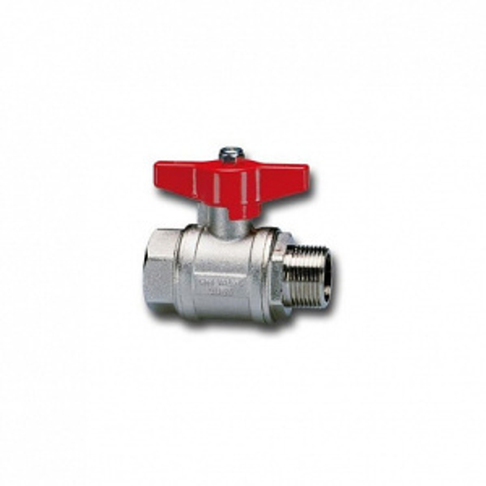 Кран шаровой 301 1.1/4" серии Т10 полнопроходной PN100 BН бабочка