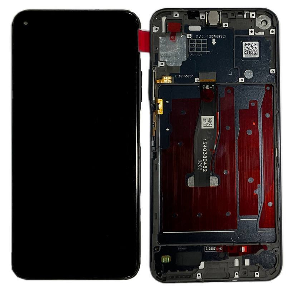 Дисплей для Huawei Honor 20/Nova 5T (YAL-L21/Yale-L71A) с тачскрином и рамкой Черный - OR