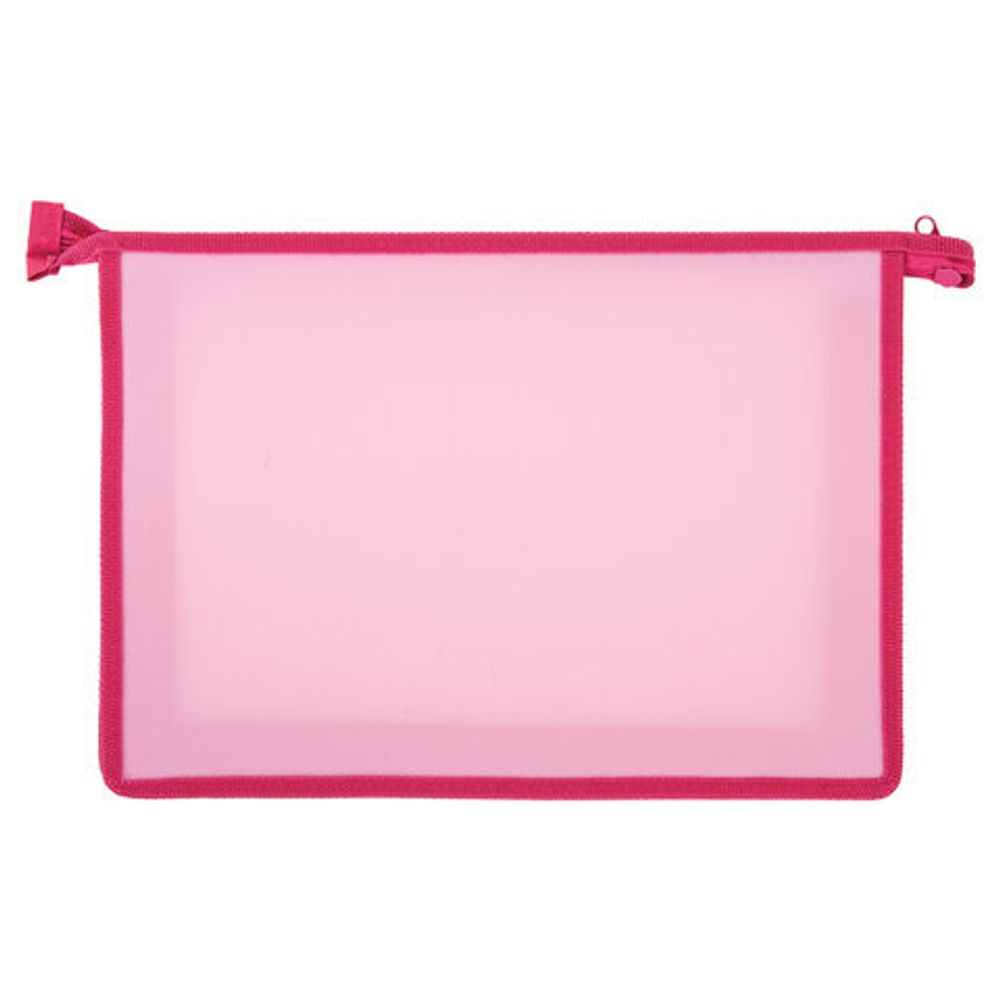 Папка для тетрадей ПИФАГОР А4, 1 отделение, картон/пластик, молния сверху, Flowers, 270099