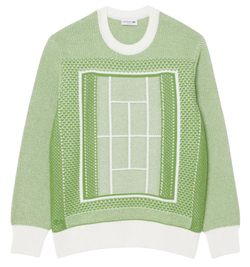 Куртка теннисная Lacoste Court Graphic - green/white