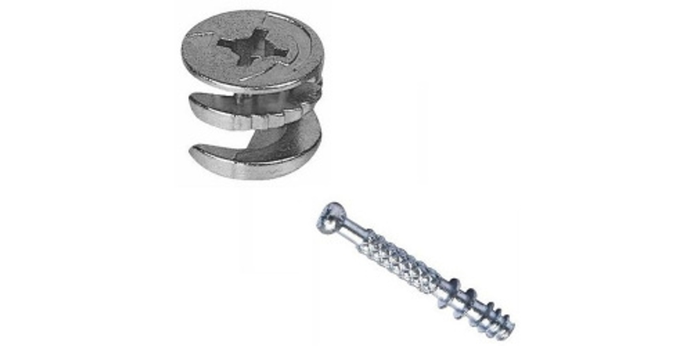 Эксцентриковая стяжка с саморезом (5шт)