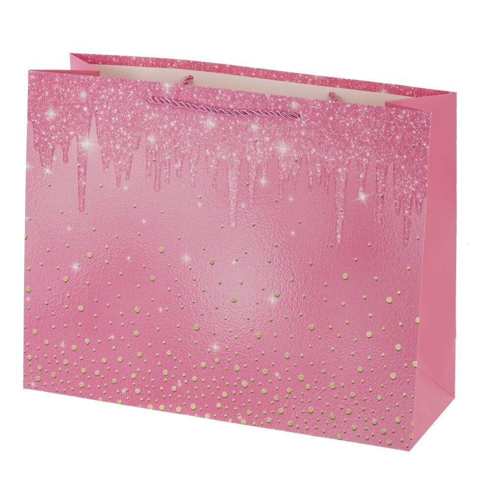 GAEM Пакет подарочный M (бумага 210г/м2, блок микс 12шт), L32 W11 H25 см, 4в.