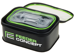 Набор емкостей для прикормки и насадки с крышками Feeder Concept EVA, 3 шт